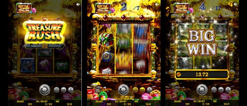 Battle Dwarf Xmas Treasure Rush 。