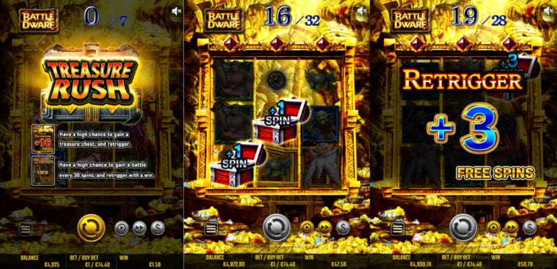 Battle Dwarf Treasure Rush 。