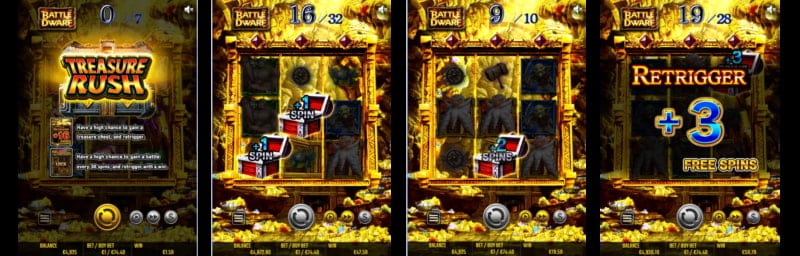 バトルドワーフ Treasure Rush 。