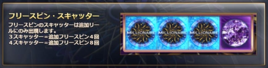 ミリオネア スキャッター