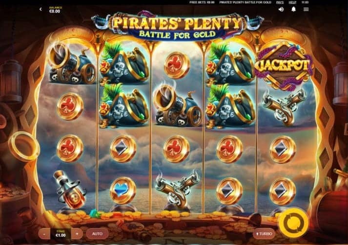 Pirates Plenty Battle For Goldスロット Red Tiger