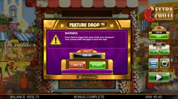 エクストラチリ フィーチャー ドロップ