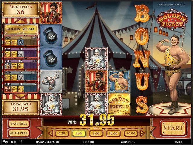 ゴールデンチケット フリースピン