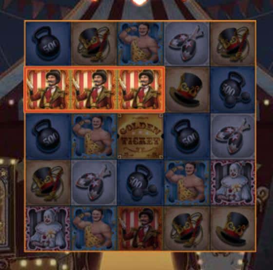 Golden Ticketスロット ペイライン