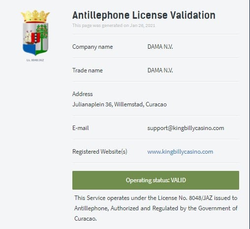 kingbilly_license