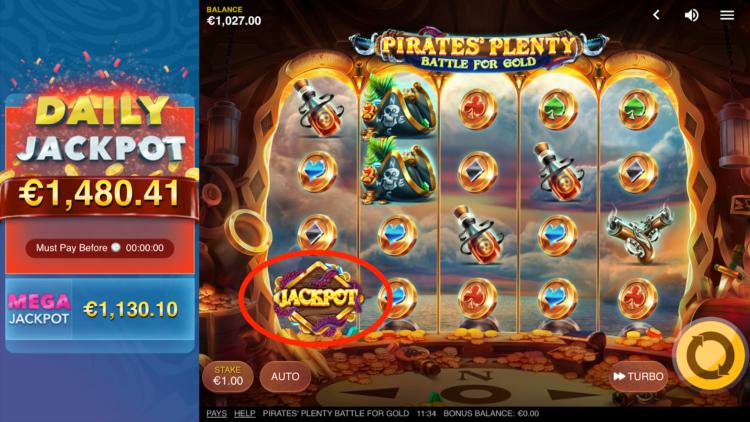 パイレーツプレンティバトル ジャックポットシンボル