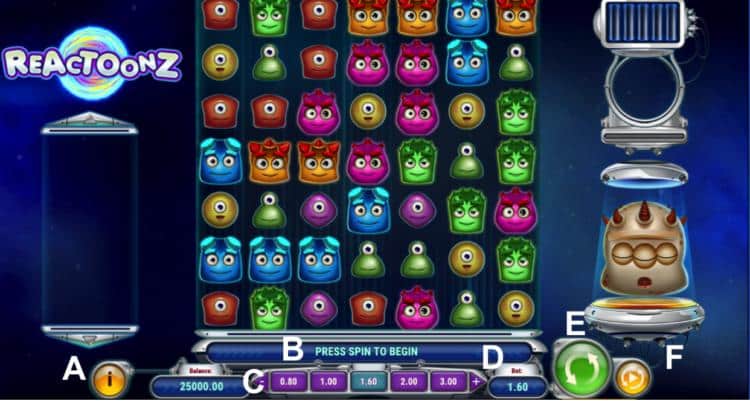 reactoonz how to play