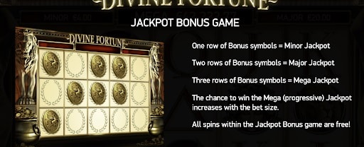 ディバイン フォーチュン ジャックポットゲーム