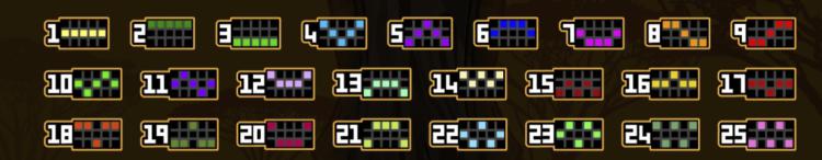 MEGA MOOLAHスロット ペイライン