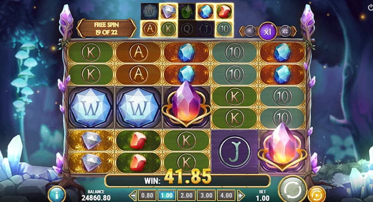shimmer wood freespins