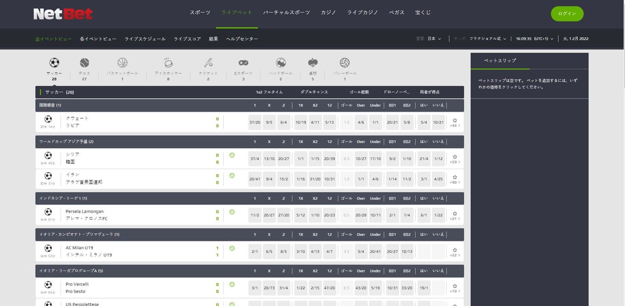 NetBet カジノ スポーツ