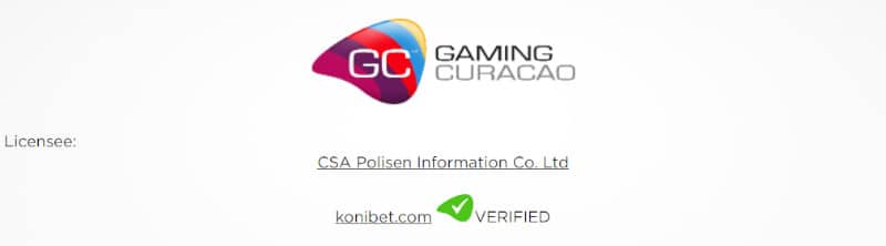 Konibetカジノ ライセンス