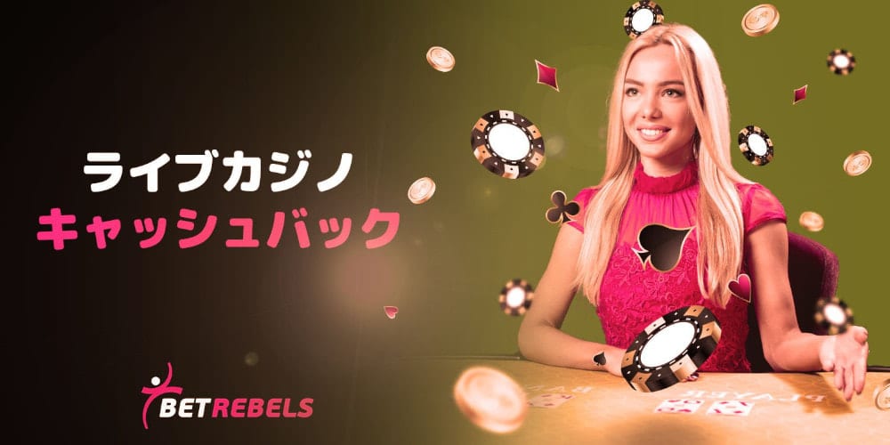 ベットレベルズ キャッシュバック 。