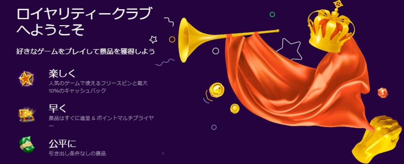 ビットカジノアイオー ロイヤリティプログラム 。