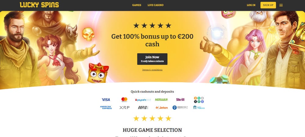 ラッキースピンカジノ