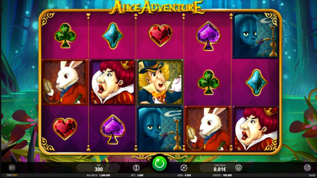 iSoftbet アリス アドベンチャーズ