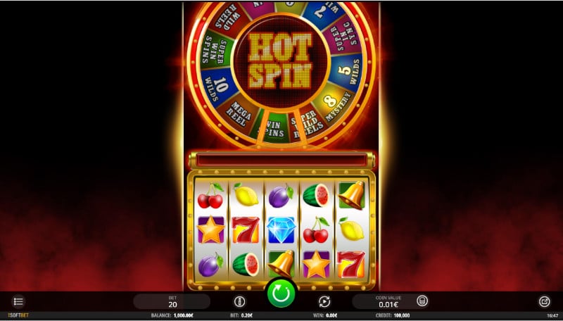 アイソフトベット ホット スピン