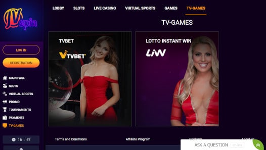 JVSpin ライブカジノ 