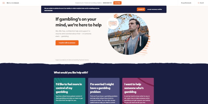 合法カジノ Be Gaming Aware