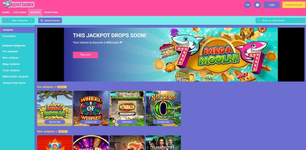 alohashark カジノ ライブカジノ 