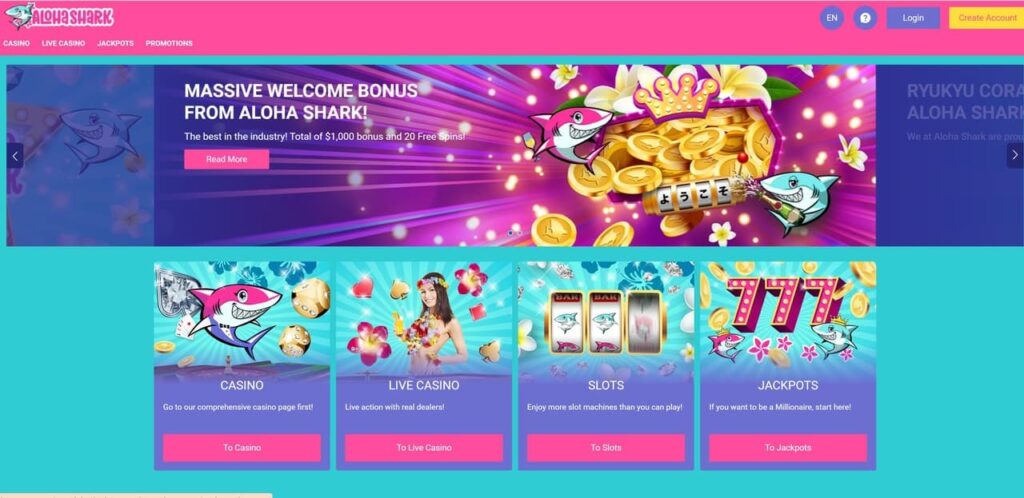 アロハ シャーク ボーナス 