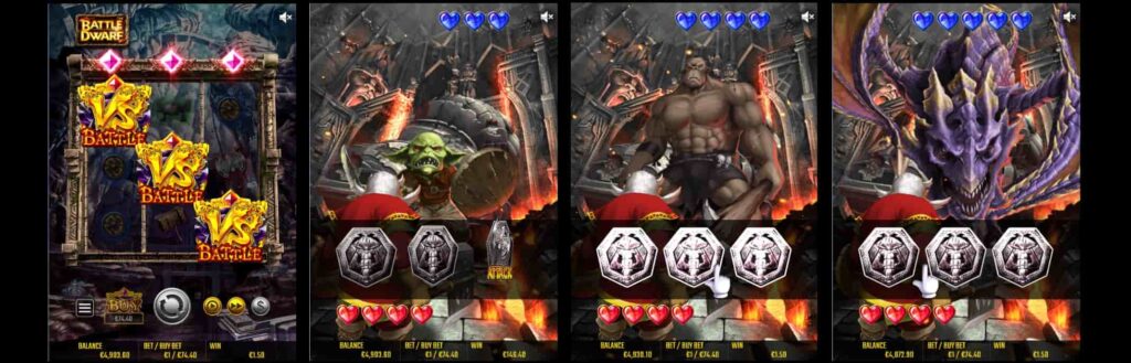 Battle Dwarf フリースピン 。