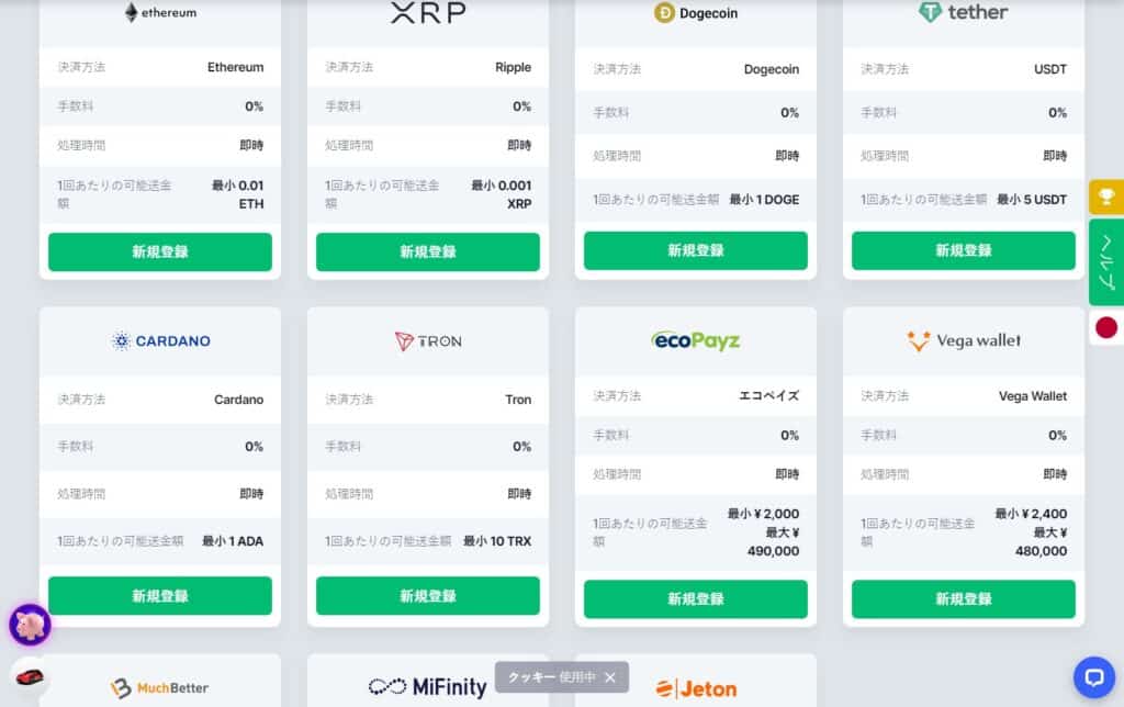  ビットスターズ入金方法.