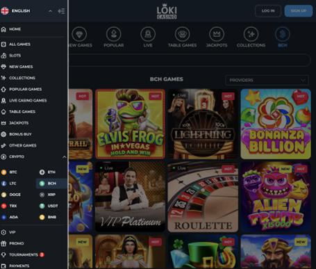 ロキカジノ ビットコインキャッシュ